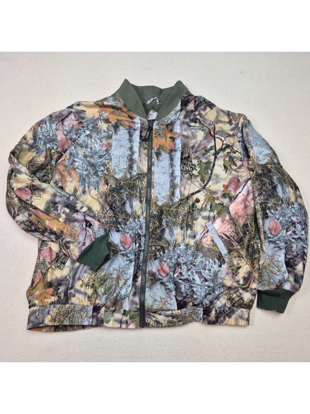King's Outdoor World Mens Thunder Extreme Heavy Lined Camo Hunting Jacket Sz 2XL